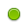 A green button with black background